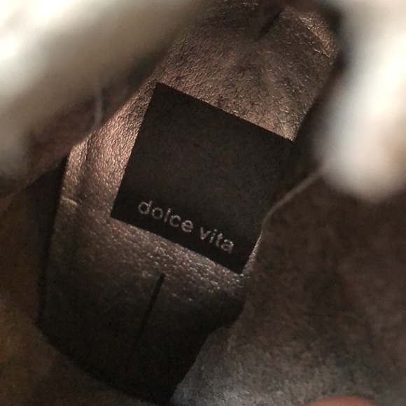 Dark Grey suede Dolce Vita Bootie Size 6 - Picture 4 of 7